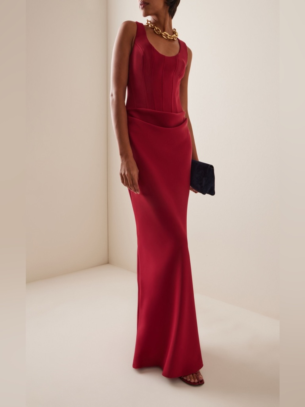 ILA the Brand Gigi Corseted Maxi Dress